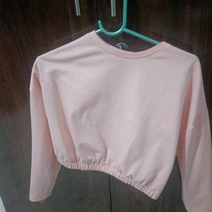 Sale Pink 🩷 Crop Sweatshirt
