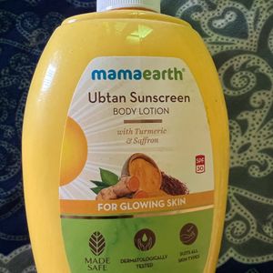 Mamaearth Ubtan Sunscreen Body Lotion