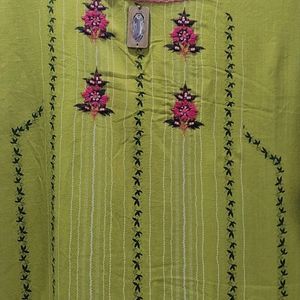 Daily Kurti Lime Green Colour