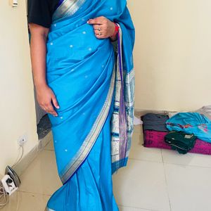 Silk Saree With A Small Defect For Women