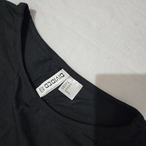 H&m Black Crop Tee