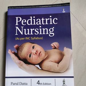 Pediatric Nursing Book (As per INC syllabus)