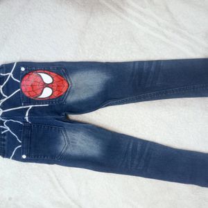 Blue Spiderman Jean