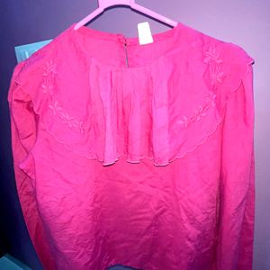 PINK VINTAGE TOP