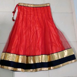 Velvet And Organza Lehenga