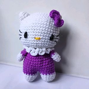 Hello Kitty Handmade Crochet Amigurumi Doll