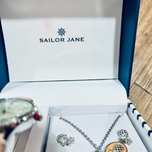 Watch Set - Sailor Jane-With Necklace And Earrings