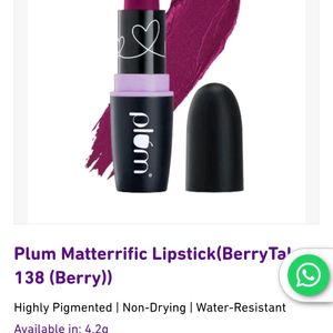 Plum Goodness Matterific Lipstick Berrytale