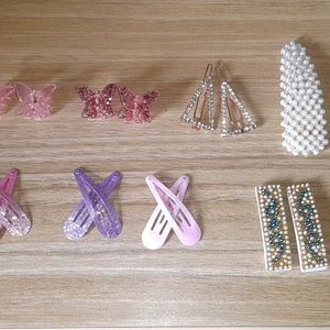 Set of 21 hair clips