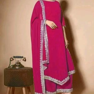 Kurti Palazzo With Dupatta