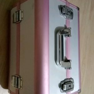 Pink And Silver Colour New Vanity Box