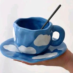 Pintresty Cloudy Ceramic Mug! 🎀☁️