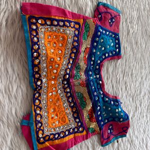 Multicoloured  Girls Ethnic Dress