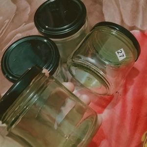 (Set Of 4) Aesthetic Glass Jar🔥