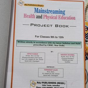 Physical Education Project Book