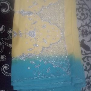 Yallow Saree