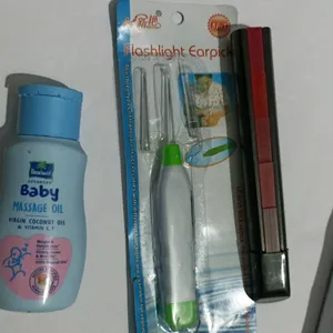 Combo Offer 5in 1 Lipstick, Baby Oil, Earpick