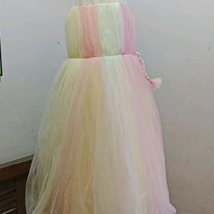 Rainbow /Unicorn Frock For Girls