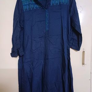 Embroidered A-line Kurta