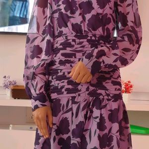 Western Dress- Purple Colour..