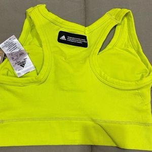 adidasAdidas Lime Green Studio Bra