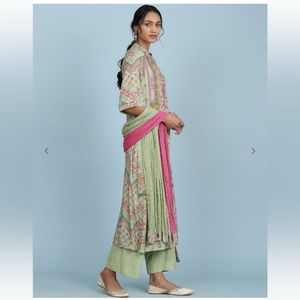 Aarke Ritu KumarGeometric Print Straight Kurta Set