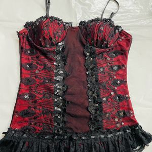 Red Vintage Corset