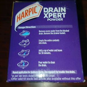 Harpic Drain Expert Powder Pack!