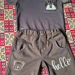 Kids T-shirt Bottom Set