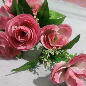 Artificial decorative Pink Colour Flowers