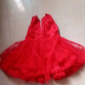 Cute Red Baby Gown