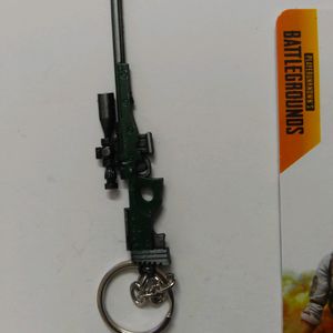 PUBG Gun/Sniper Metal Keychain