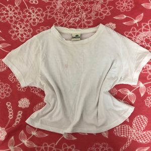 White Baby Tee