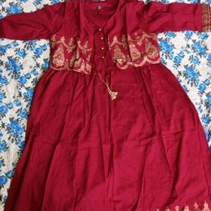 New/Unused A Line Kurti With Jacket