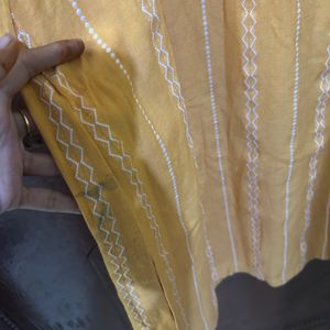 Biba Yellow Kurta