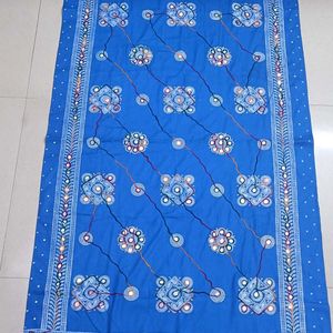 Mirror Worked Cotton Dupatta