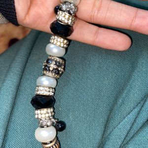 Pearl And Beaded Bracelet