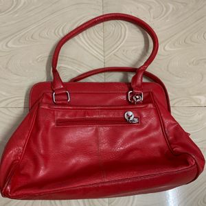 Red Colour Handbag