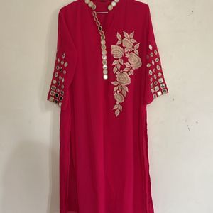 Mirrorwork Kurti