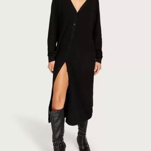 Black Moss Shirt Dress