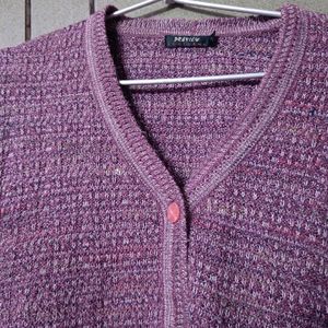 Mauve Beautiful Korean Cardigan