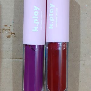 2 MYGLAMM K.PLAY FLAVOURED LIP GLOSS (TOTALLY NEW)