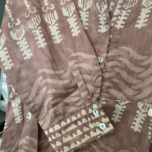 Brown Kurta