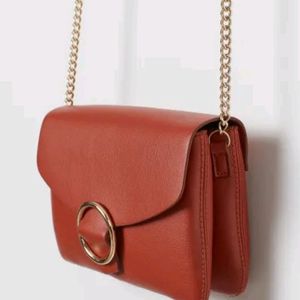 H&M Dark Orange Sling Bag