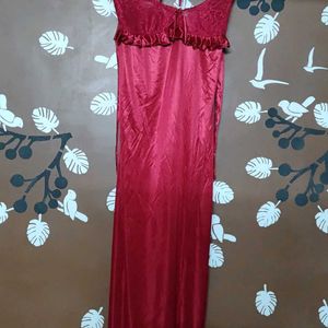 Maroon Night Dress