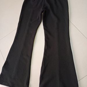 Black Women Flare pant strechable