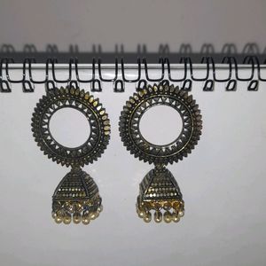 Oxidized Jhumka