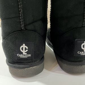 Carlton London Winter Boots With Faux Fur