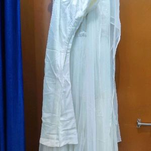 Ethnic Gown - Off White