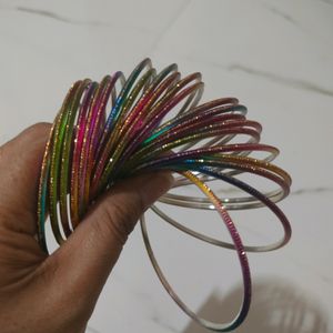 Multicolor Metal Bangles